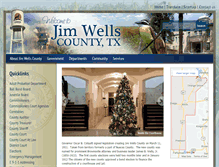 Tablet Screenshot of co.jim-wells.tx.us